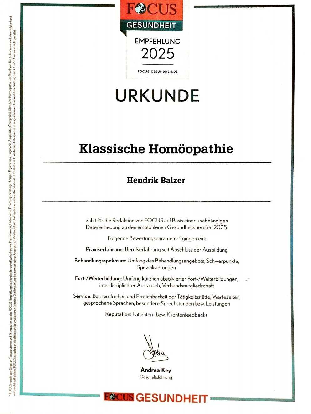 heilpraxis frankfurt Zertifikat