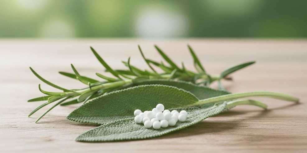 Biologische Begleittherapie ergänzend zur onkologischen Behandlung Grüne Heilpflanze mit weißen Blüten - biologische Therapie Naturheilpraxis